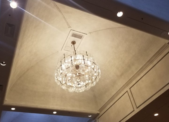 Fairmont - Ballroom Remodel — Remodel of ballroom chandeliers