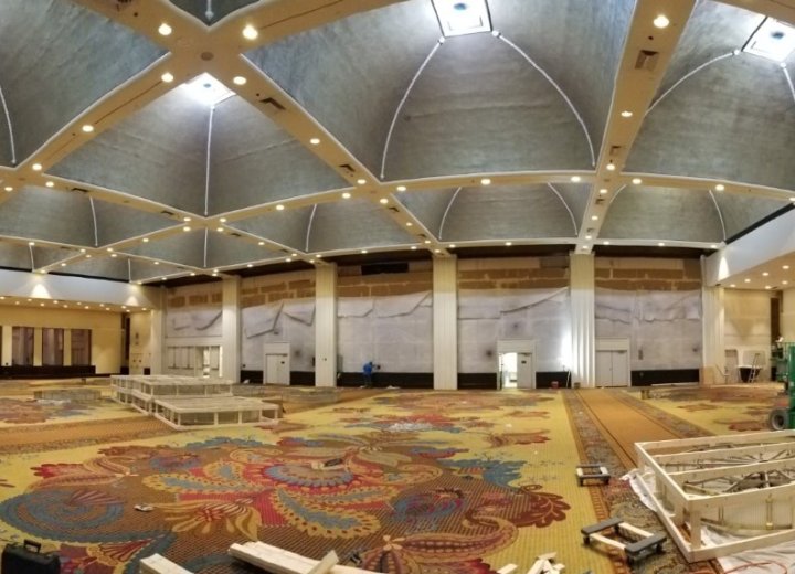 Fairmont - Ballroom Remodel — Remodel of ballroom chandeliers